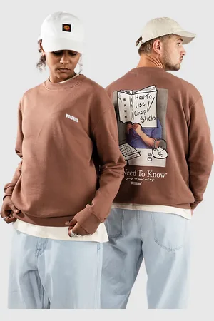 Woodbird Cane Chop Crew Jersey marrón