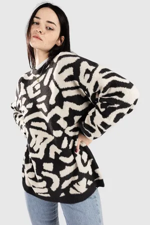 Rip Curl The Search Jaquard Crew Jersey de Punto negro