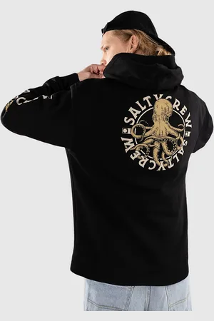 Salty Crew Tentacles Sudadera con Capucha negro
