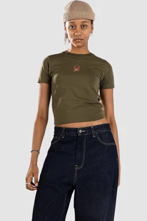 Iriedaily Catty Emb Camiseta verde