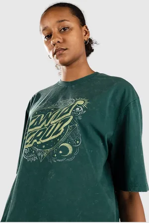 Santa Cruz Ornate Dot Front Oversized Camiseta verde