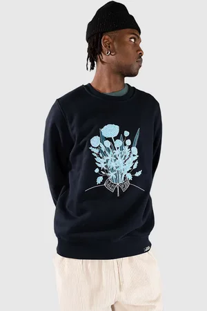 blue flowers Inner Thoughts Jersey azul