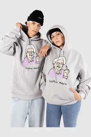 BROTHER MERLE Betty 6 Sudadera con Capucha gris