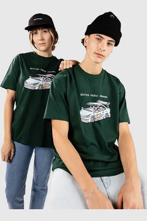 BROTHER MERLE Racer Camiseta verde