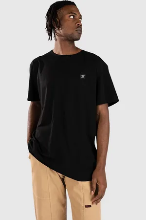 Fat Moose Cave Organic Camiseta negro