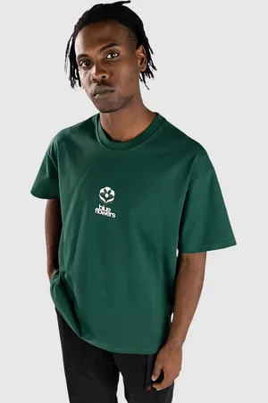 blue flowers Flower Camiseta verde