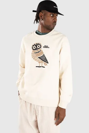 blue flowers Owl Jersey