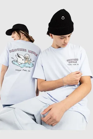 BROTHER MERLE Dolphin Camiseta azul