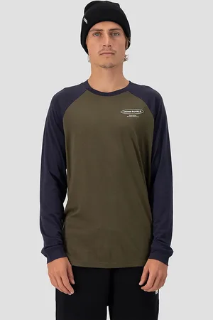 MONS ROYALE Merino Icon Air-Con Raglan Camiseta Técnica verde