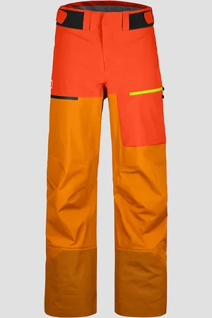 ORTOVOX 3L Ravine Shell Pantalones naranja