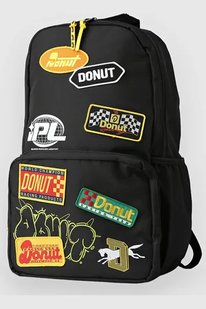 Donut Patch Mochila negro