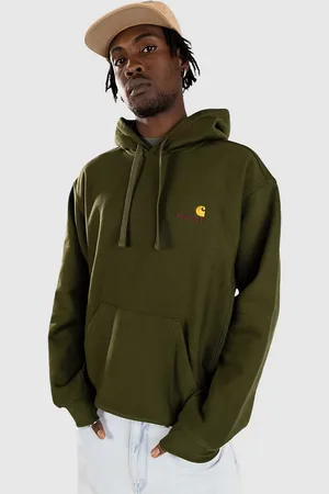 Carhartt American Script Sudadera con Capucha verde