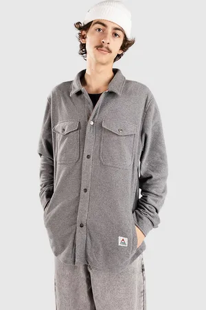 PASSENGER Maple Polar Fleece Camisa gris