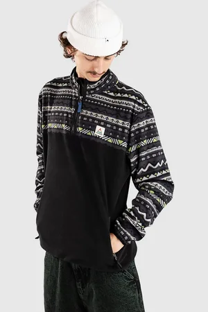 PASSENGER Set Off Recycled Polar 1/4 Zip Chaqueta Polar gris