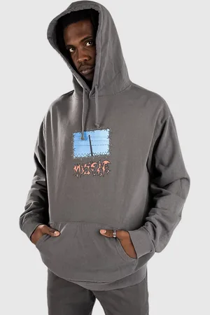 Misfit Panoramic Heaven Sudadera con Capucha gris