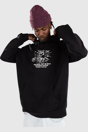 Misfit Blame Us Sudadera con Capucha negro