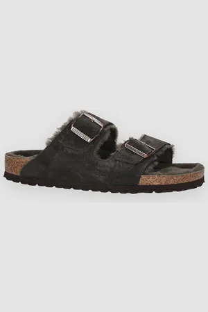 Birkenstock Arizona Shearling Sandalias marrón