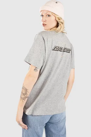 Santa Cruz Heart Strip Camiseta gris
