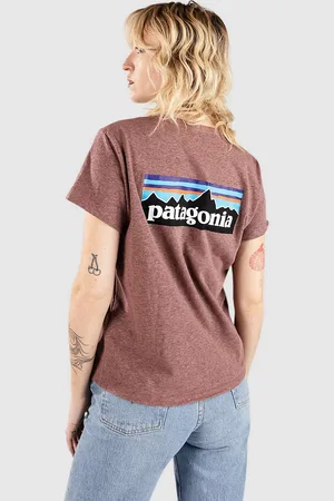 Patagonia P-6 Logo Responsibili Camiseta rojo