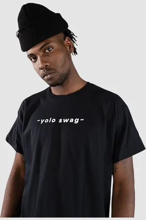 A.Lab Yolo Swag Camiseta negro