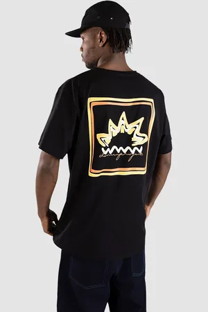 Denim Project Sunset Oversized Camiseta negro