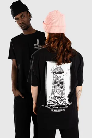 Any Means Necessary Tower Camiseta negro