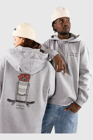 Macba Life Trash Sudadera con Capucha gris