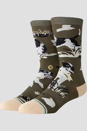 Stance Ishod Crew Socks verde