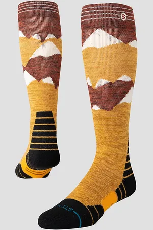 Stance Windy Peaks Mid Wool Snow Calcetines Técnicos amarillo