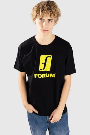 Forum Lockup Camiseta negro