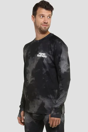 Horsefeathers Riley Camiseta Técnica negro