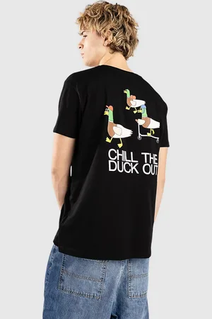 Fat Moose Duck Out Camiseta negro