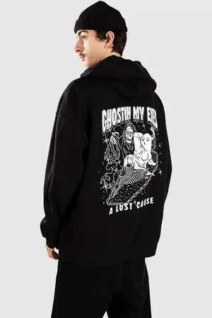 A Lost Cause Ghostin Sudadera con Capucha negro