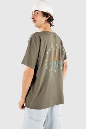 PASSENGER Escapism Recycled Cotton Camiseta verde