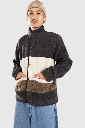 RVCA Westwood Snap Chaqueta Polar marrón
