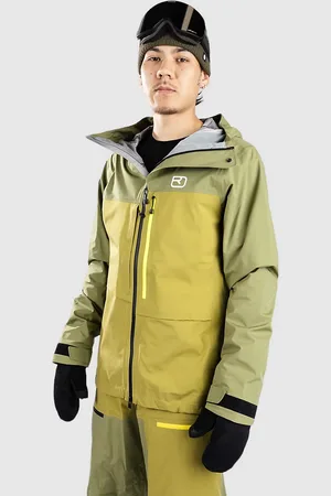 ORTOVOX 3L Ravine Shell Chaqueta verde