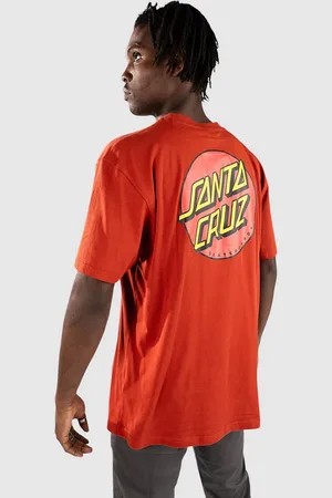 Santa Cruz Classic Dot Chest Camiseta rojo