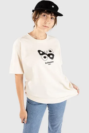 Petals and Peacocks Balance Camiseta blanco