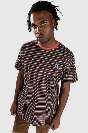 Santa Cruz Mini Hand Stripe Camiseta negro