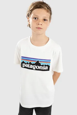 Patagonia P-6 Logo Kids Camiseta blanco