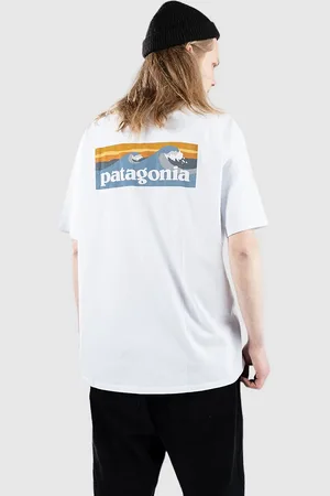Patagonia Boardshort Logo Pocket Responsibili Camiseta blanco