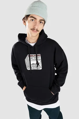 A.Lab World News Sudadera con Capucha negro