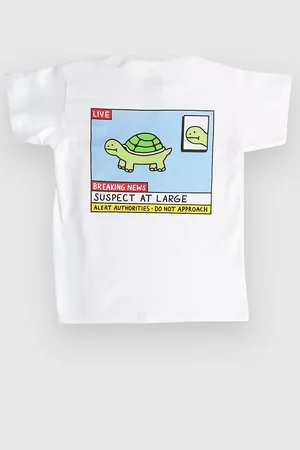 A.Lab Breaking News Kids Camiseta blanco