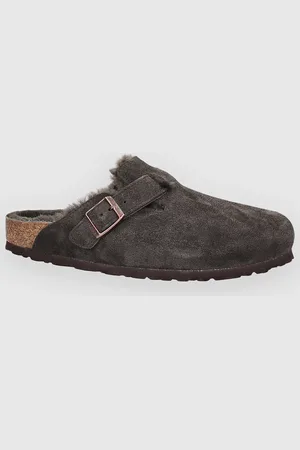 Birkenstock Boston Shearling Sandalias marrón