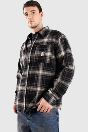 Empyre Browser Brushed Flannel Camisa negro