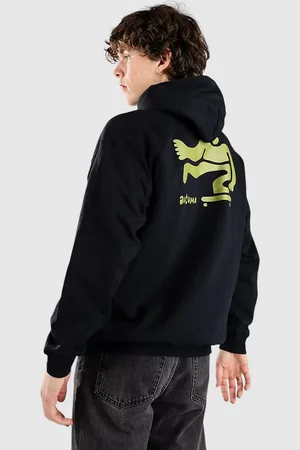 Autumn Headwear Roll Sudadera con Capucha negro
