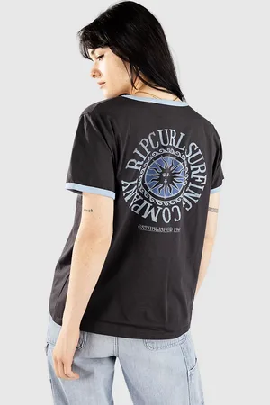 Rip Curl San Carlos Ringer Camiseta negro
