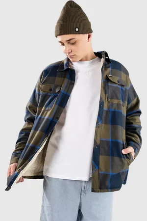 Dravus Sherpa Flannel Camisa verde