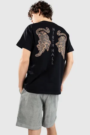 Ninth Hall Faux Rhinestone Camiseta negro