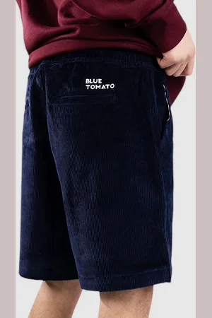 Blue Tomato Cord Easy Pantalones Cortos azul